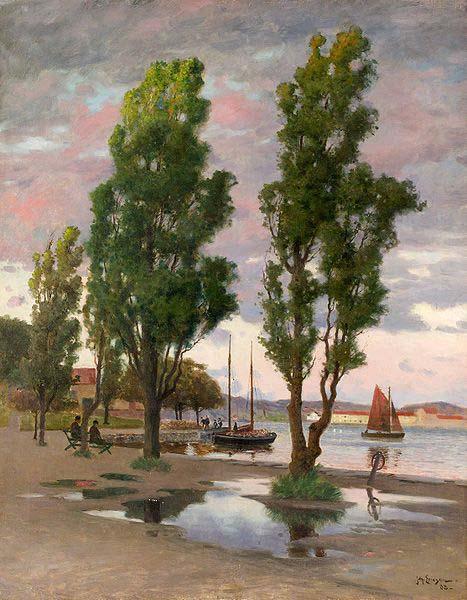 Johan Ericson Parken i Marstrand oil painting image